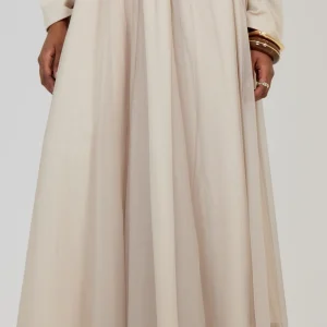 La Jupe Tulle Beige