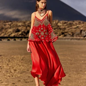 Jupe Calista - Rouge