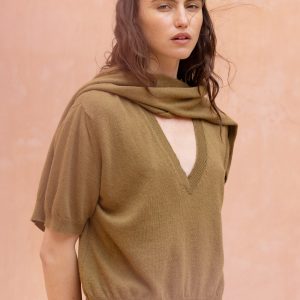 Pull Camel - Marron Olive