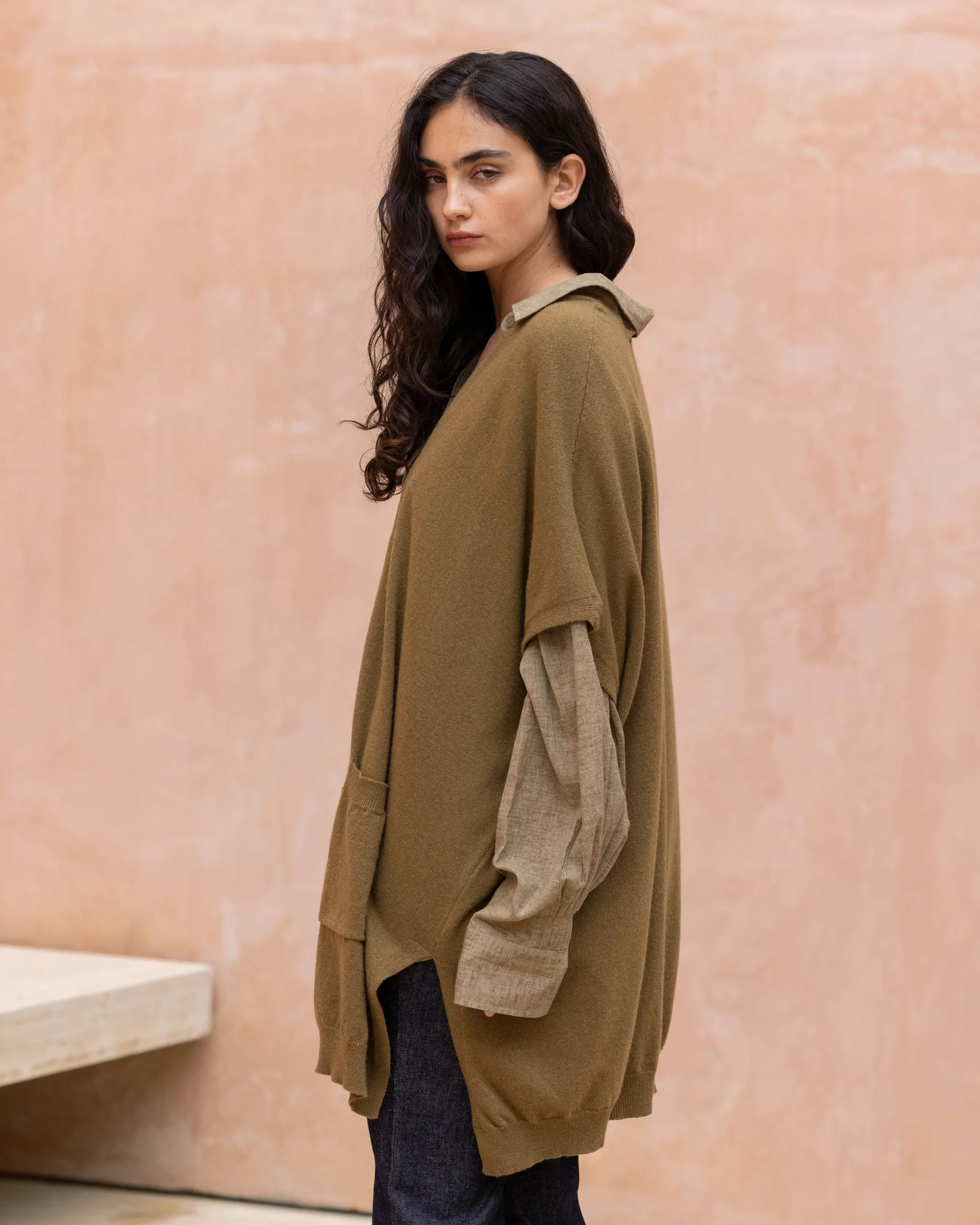 Cardigan Camelia - Marron Olive – Image 5