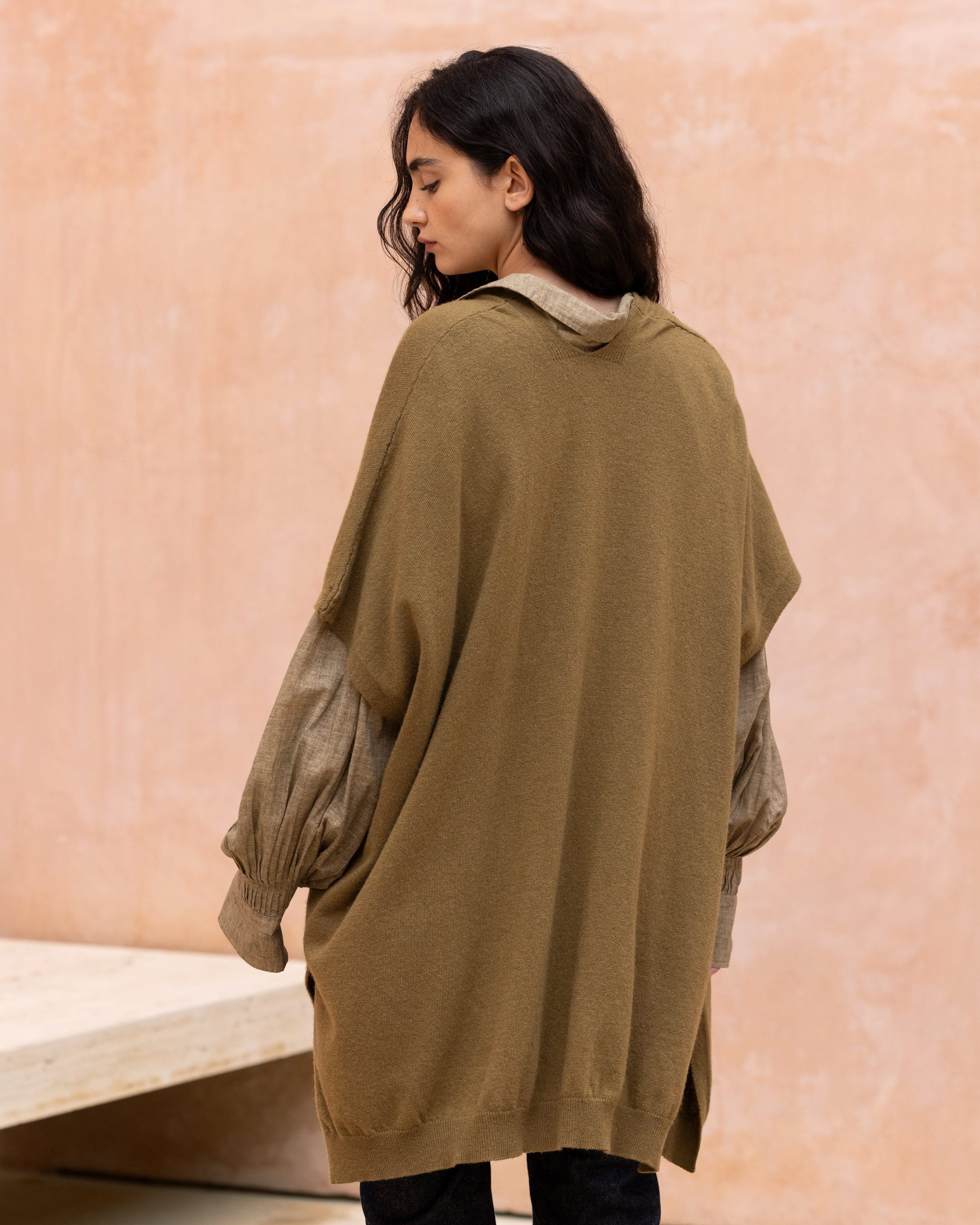 Cardigan Camelia - Marron Olive – Image 6