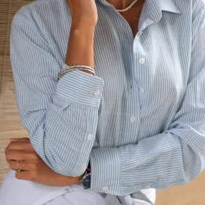 [Pré-co] Emelyne Bleu rayée Blanche