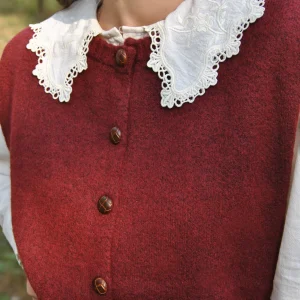 Gilet Gaspard bordeaux