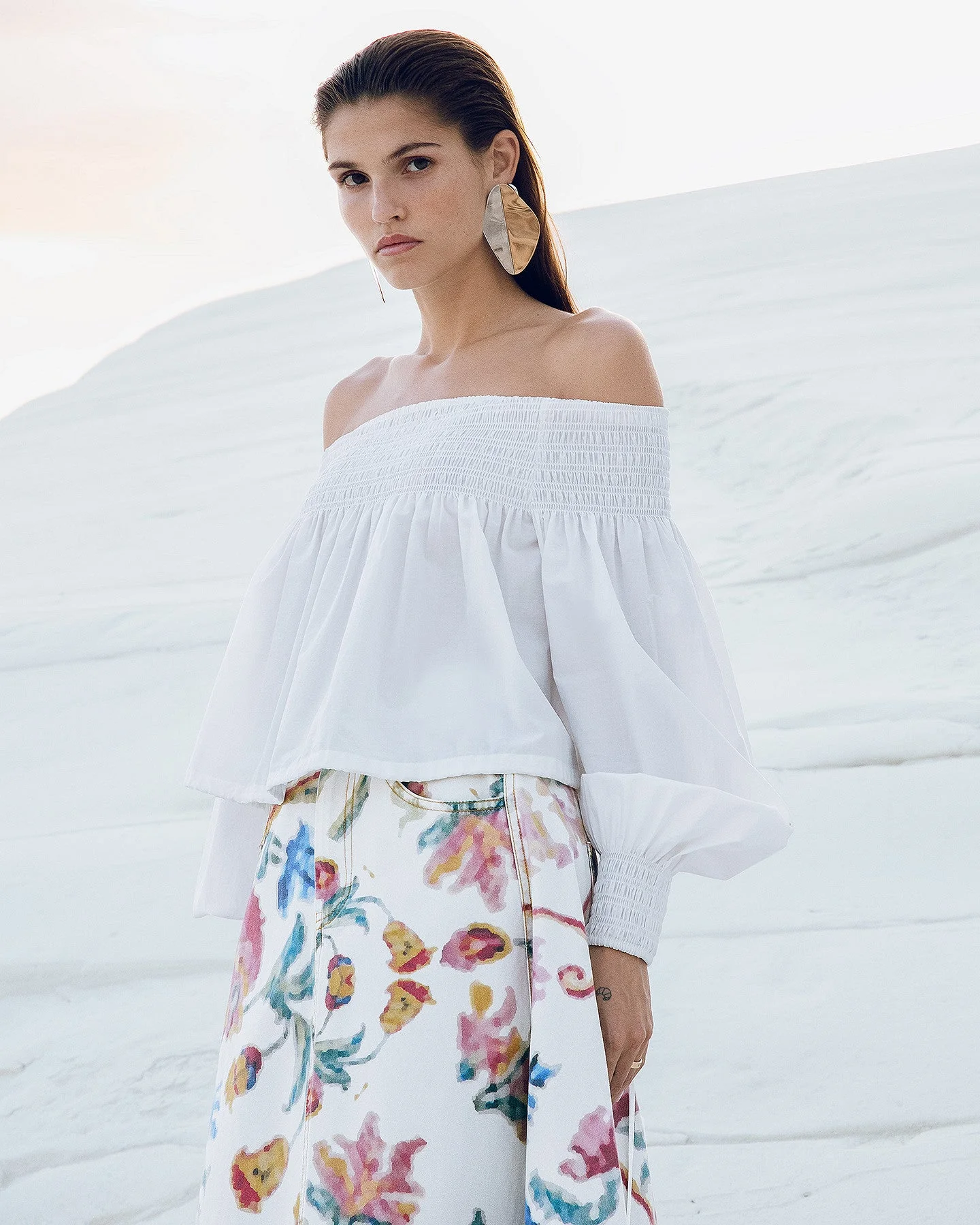 Blouse Pyrite - Blanc – Image 2