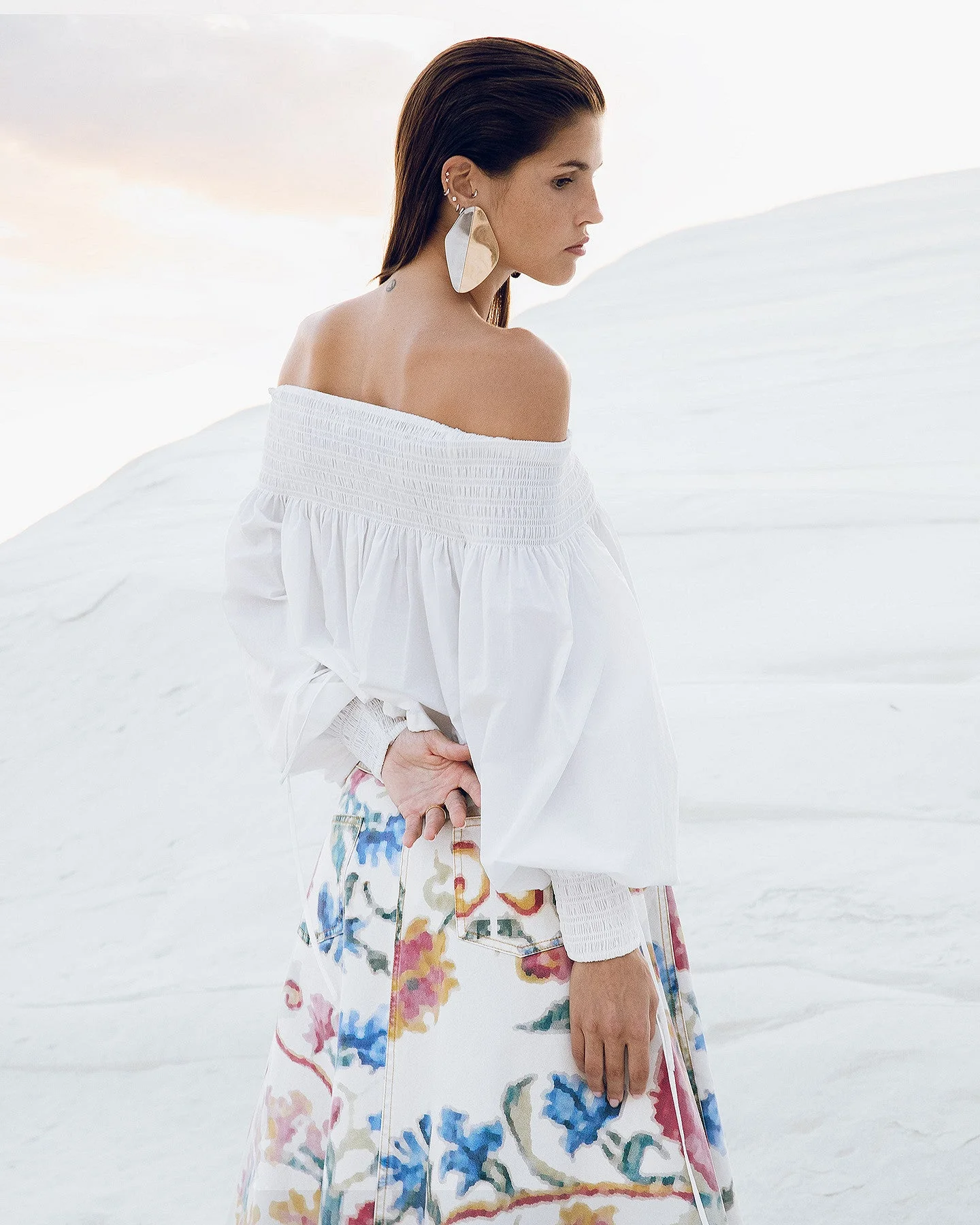 Blouse Pyrite - Blanc – Image 3