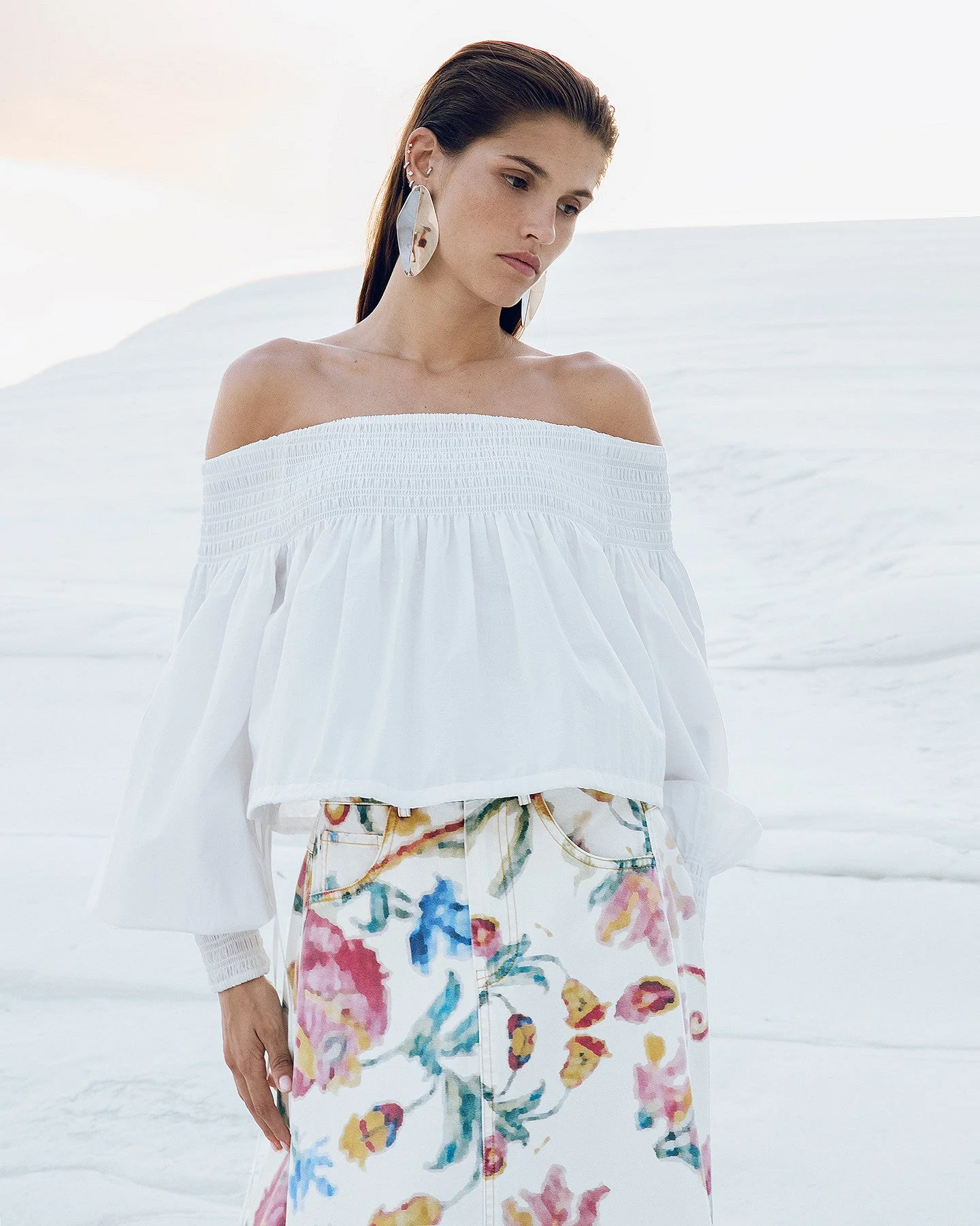 Blouse Pyrite - Blanc – Image 4