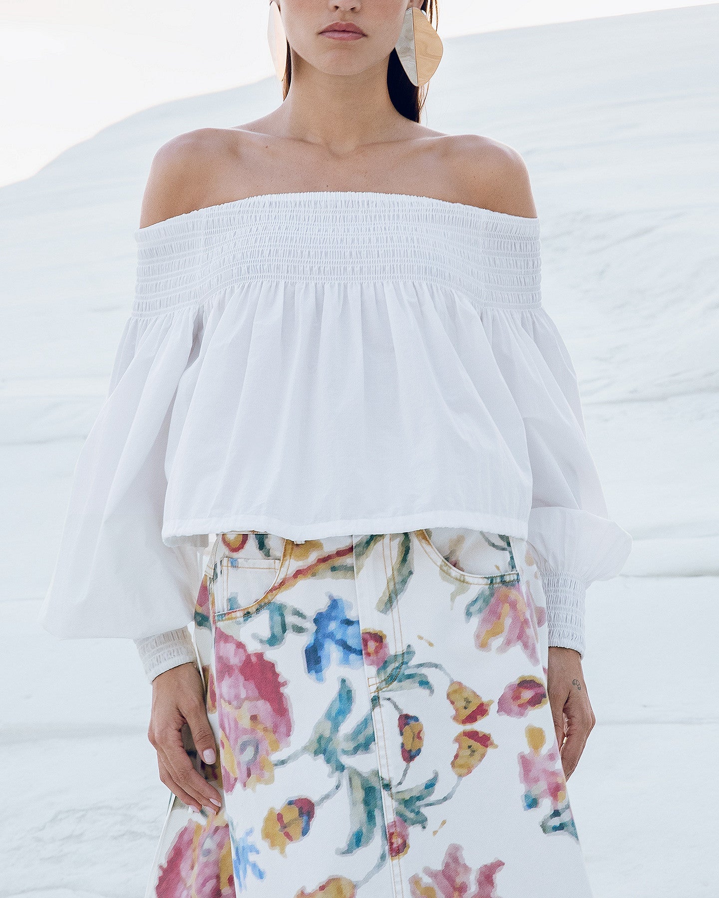Blouse Pyrite - Blanc – Image 5