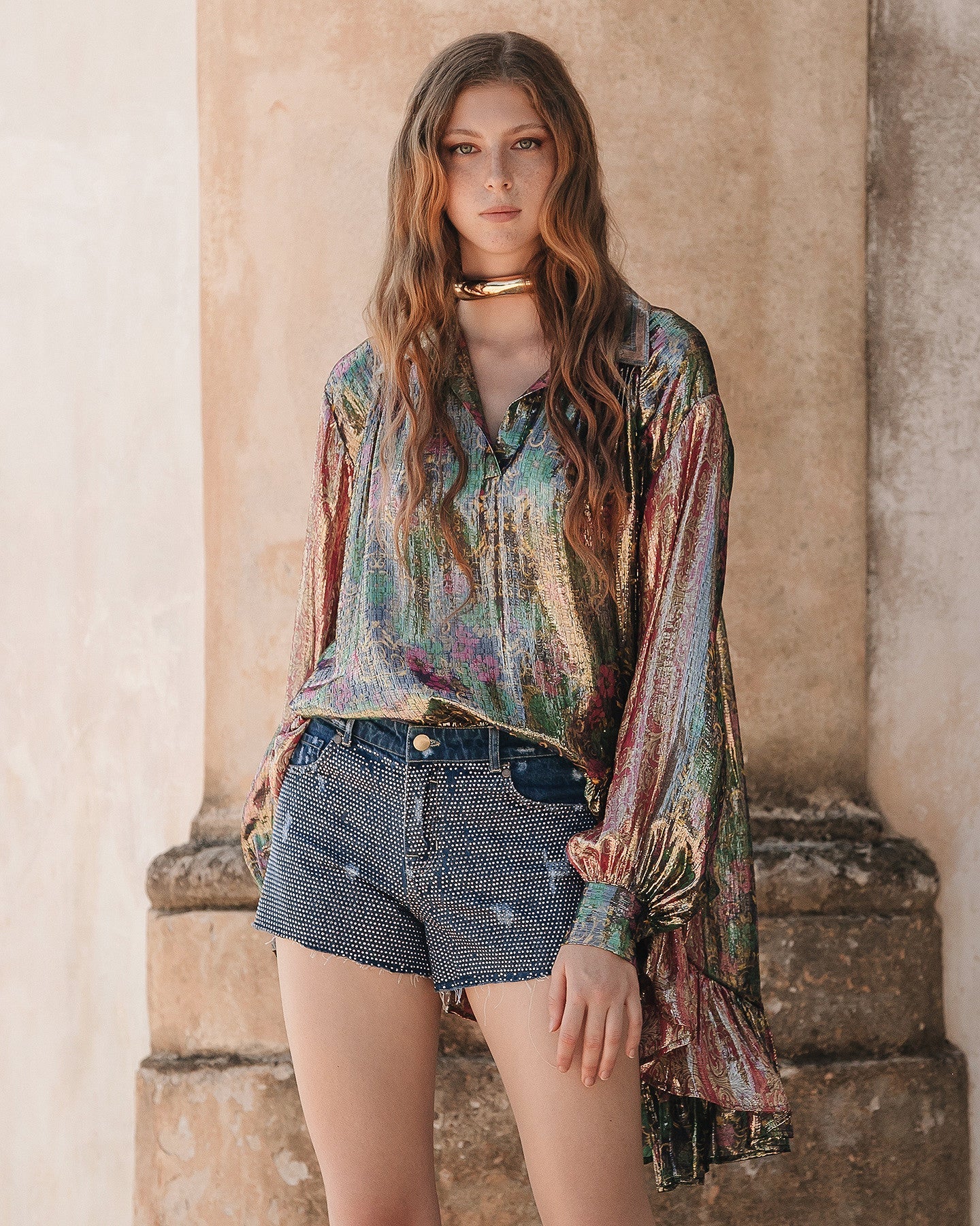 Blouse Rosemay - Rouge – Image 3