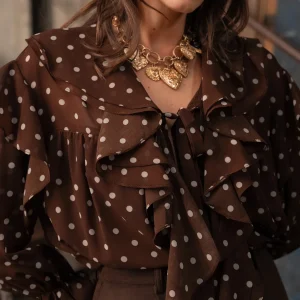 Blouse Augustine - café