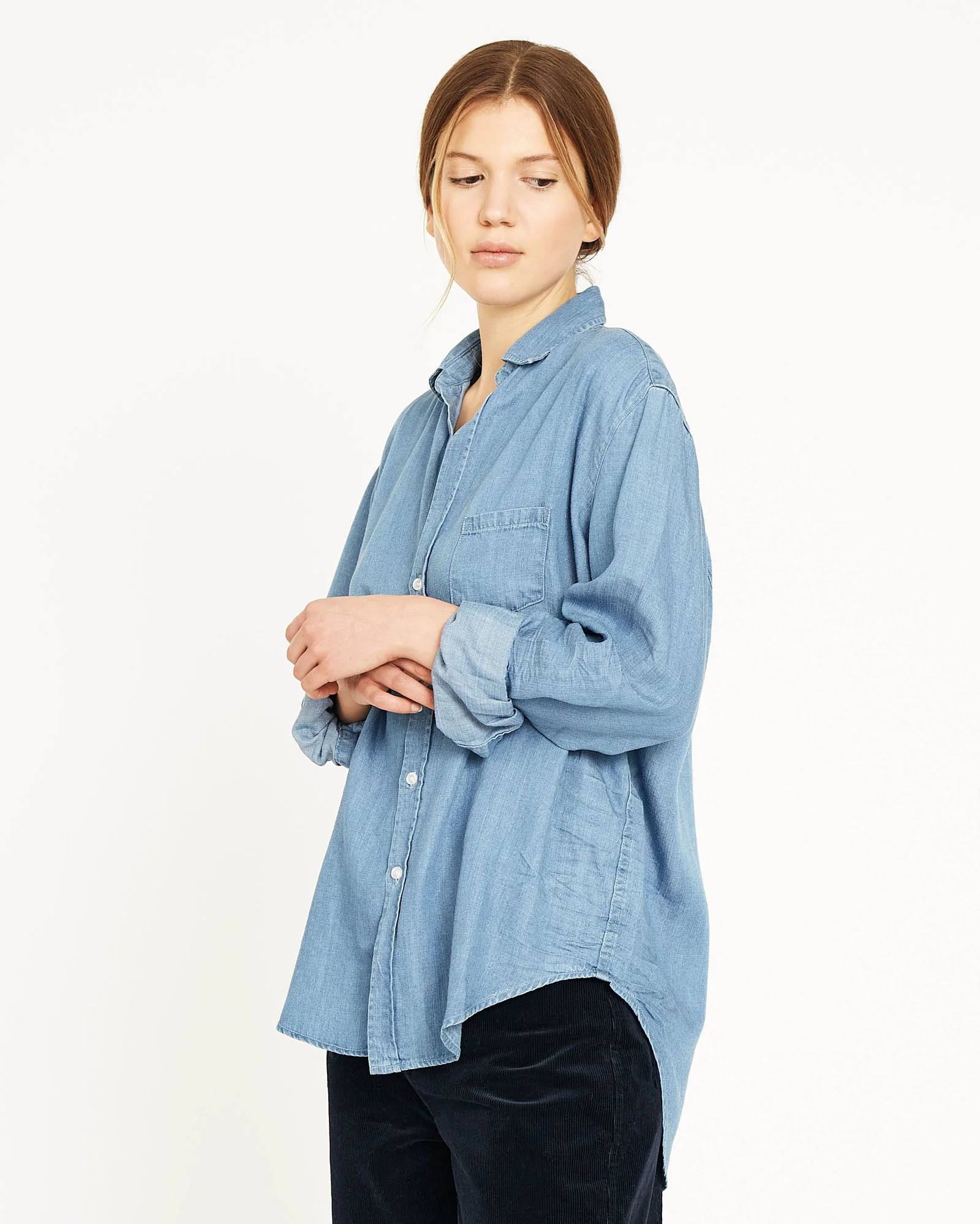 chemise en coton et lyocell HARTLEY – Image 2