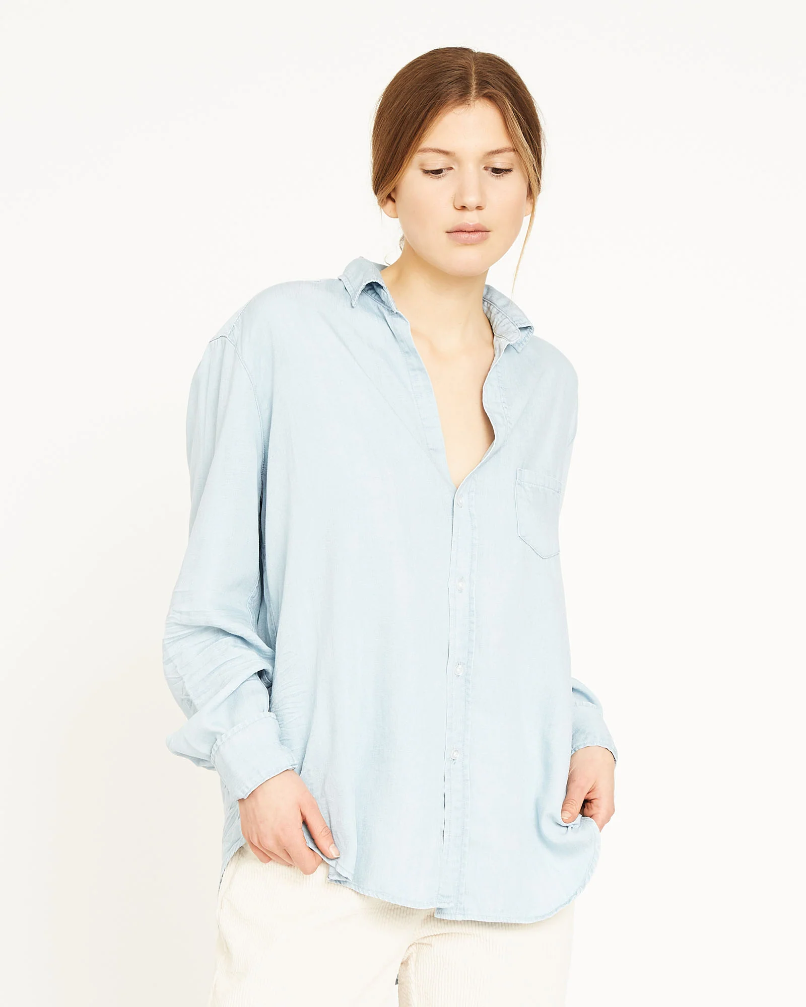 chemise en coton et lyocell HARTLEY – Image 6