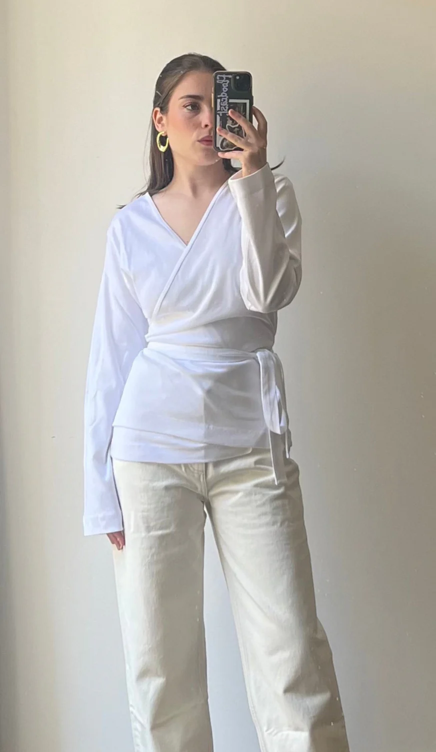 Haut femme cache-cœur 100% coton biologique – fabrication portugaise – Image 7