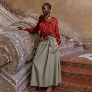 Jupe Pelambre - Kaki