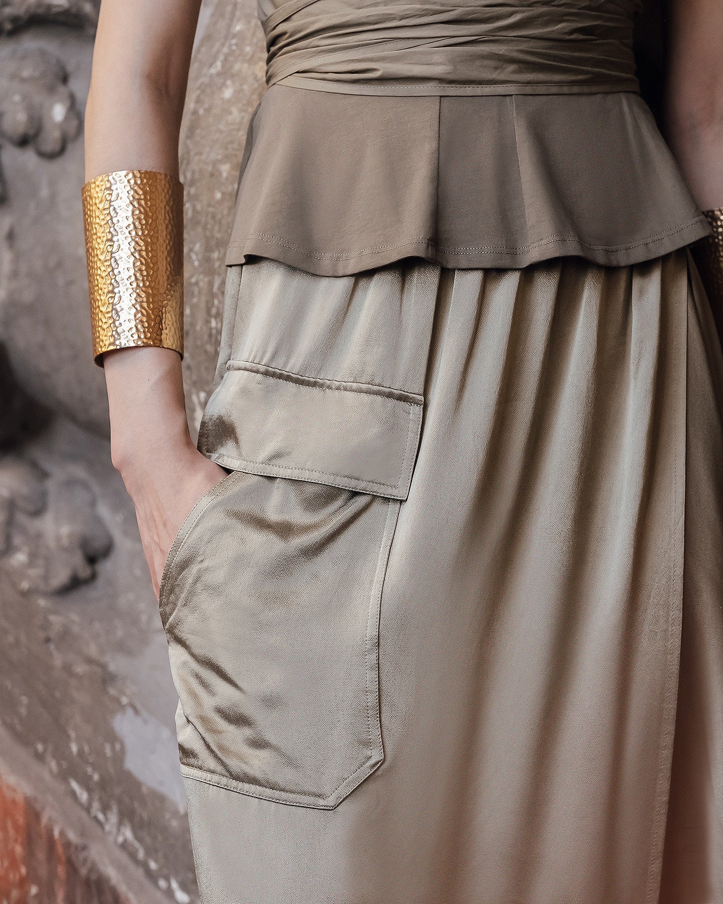 Jupe Soline - Kaki – Image 4