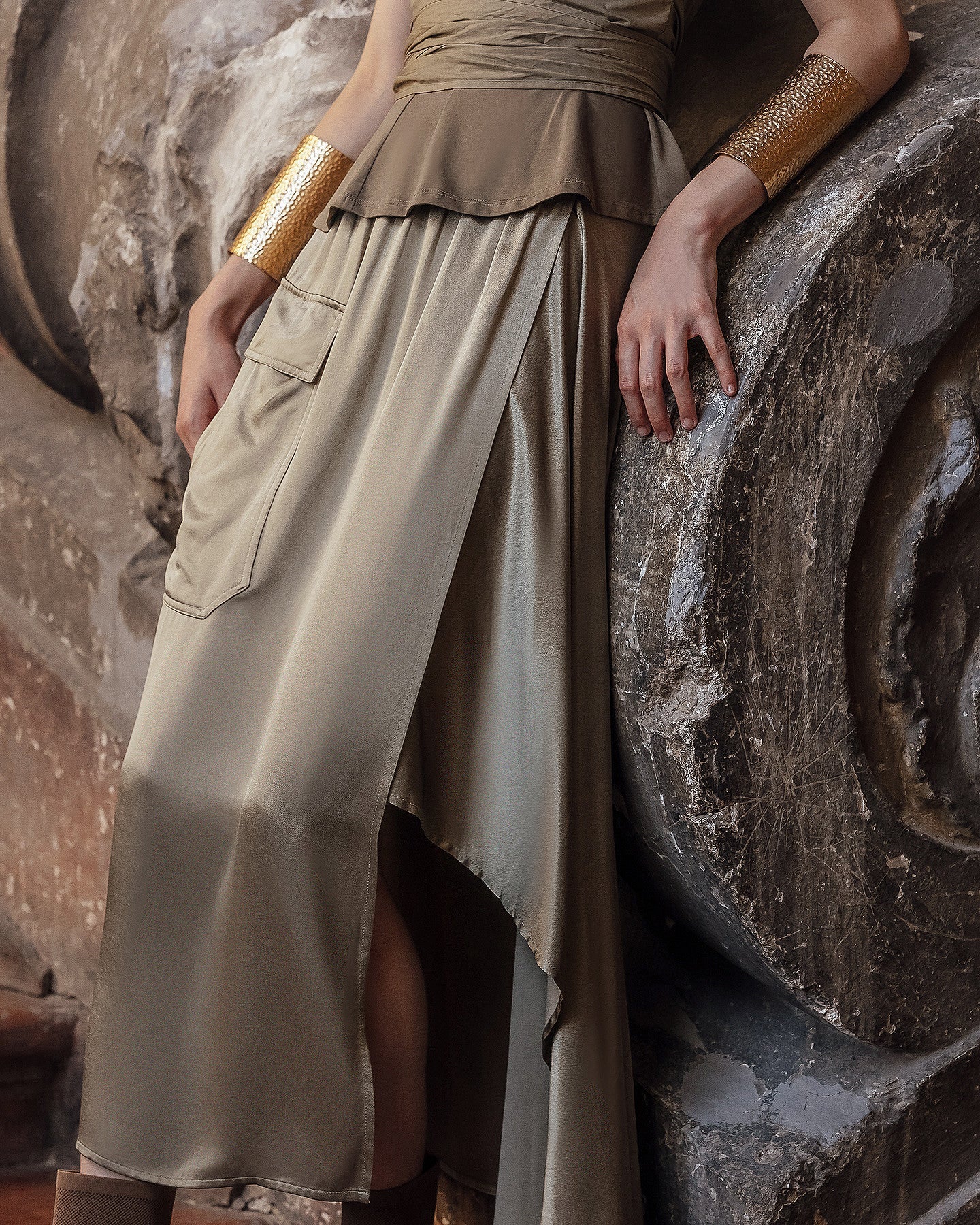 Jupe Soline - Kaki – Image 6