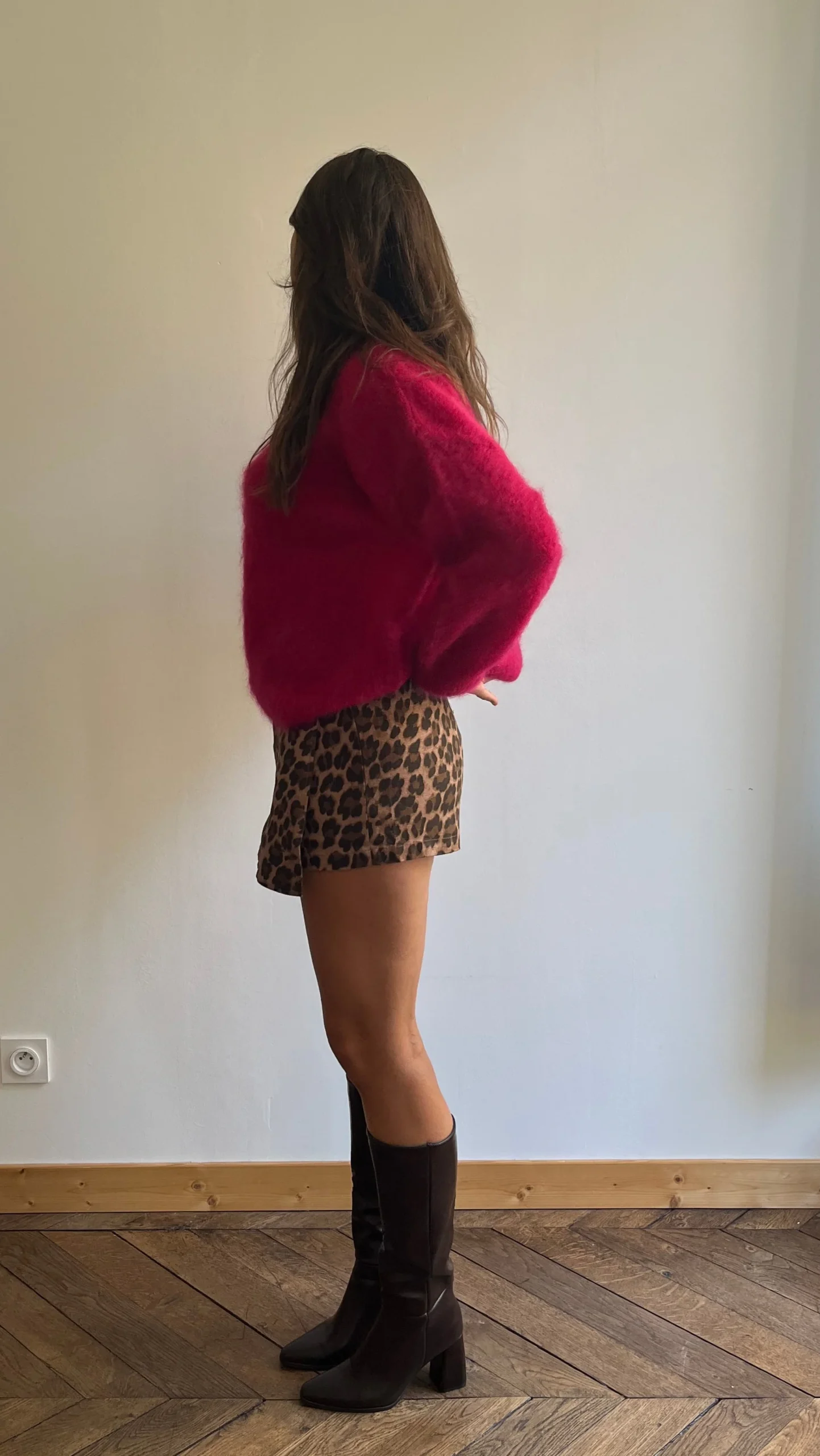 Jupe-short femme à imprimé léopard – 100% coton, fabriquée en France – Image 5