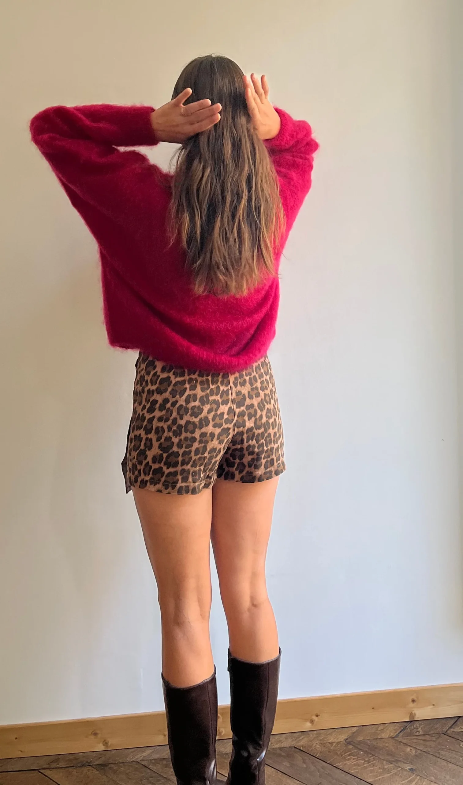 Jupe-short femme à imprimé léopard – 100% coton, fabriquée en France – Image 7