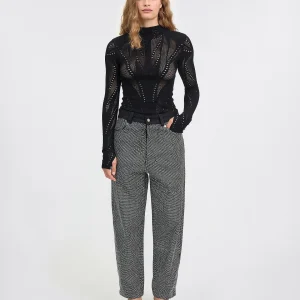 Pantalon Creme - Noir