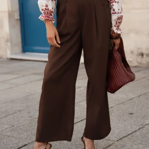 Pantalon Béatrice - Café