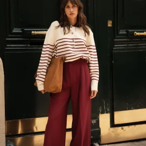 Pantalon Isaline - Bordeaux