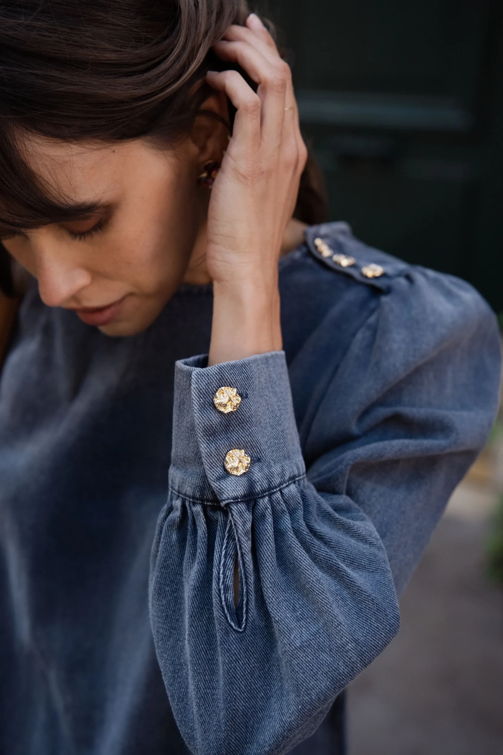 Robe Célestine - Bleu marine – Image 6