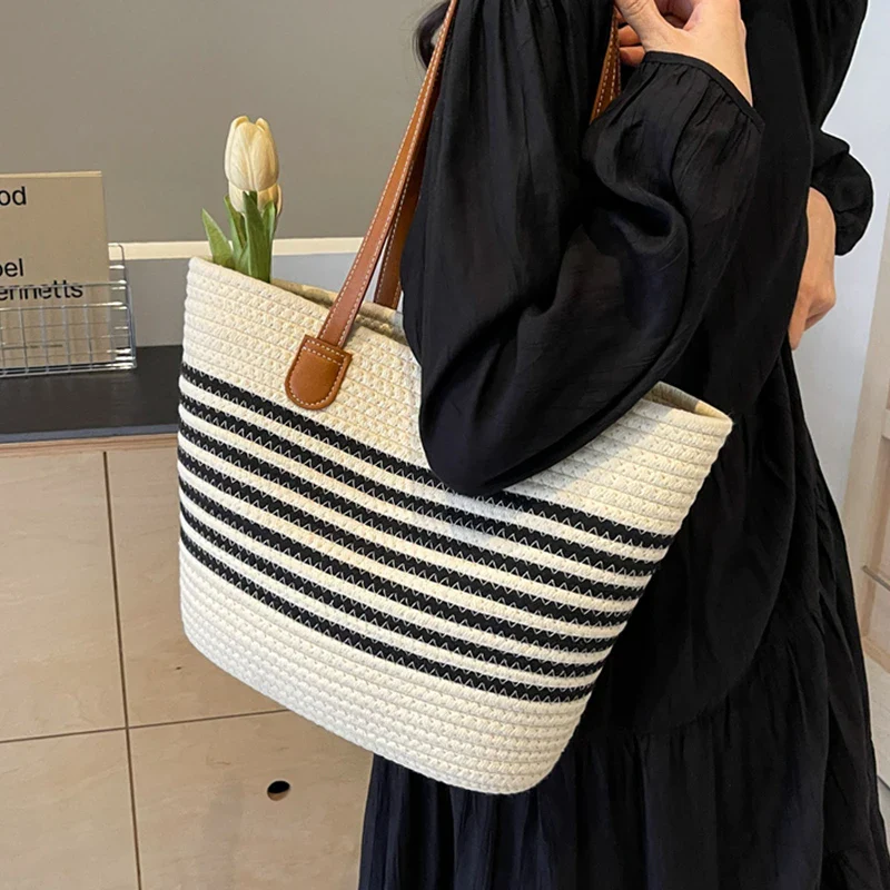 Grand Sac de Plage Chic - Simona – Image 3