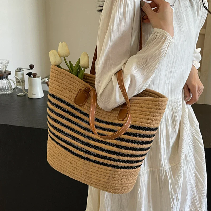 Grand Sac de Plage Chic - Simona – Image 6