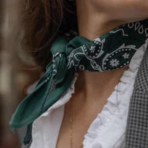Foulard Ambroise vert foncé