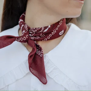 Foulard Ambroise bordeaux