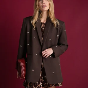 Veste de costume Perrine - Café