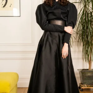 Maxi Jupe Cléo taffetas ou satin - sur commande